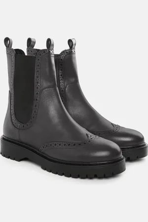 Geox Bleyze Women Leather Ankle Chelsea Boots