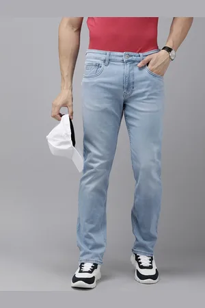 Ralph Lauren Men Blue Harold Slim Straight Fit Straight Jeans