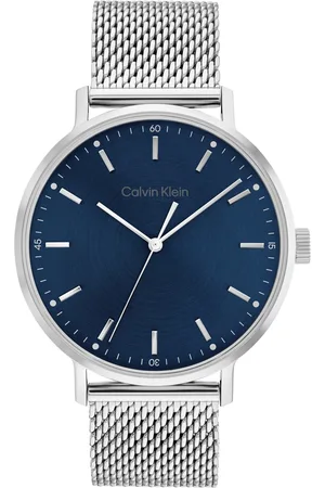Calvin Klein Men Modern Mesh Stainless Steel Bracelet Style Analogue Watch 25200045