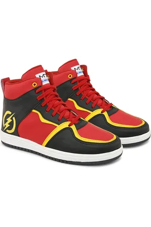 Metronaut Men Colourblocked Lightweight Leather Sneakers