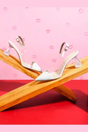 TRY ME Pointed Toe Kitten Heel Mules