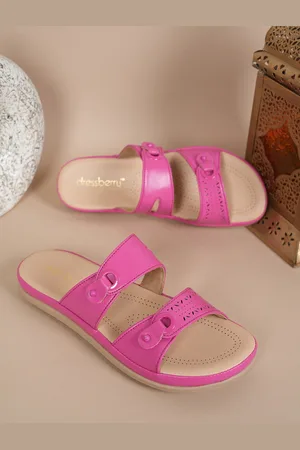 DressBerry Women Open Toe Flats with Laser Cuts