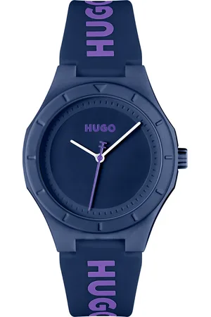 HUGO BOSS Women Lit for Her Analogue Watch 1540167-Blue