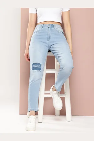 HARVARD Women Boyfriend Fit Printed Jeans