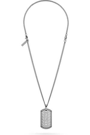 Police Lattitude Stainless Steel Pendant Chain