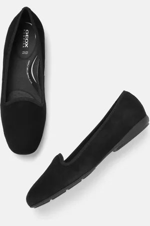 Geox Women Black Ballerinas Flats