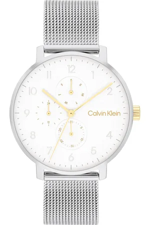 Calvin Klein Unisex Stun Stainless Steel Textured Analogue Watch 25200405