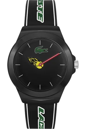 Lacoste Women Brass Patterned Dial & Straps Analogue Watch
