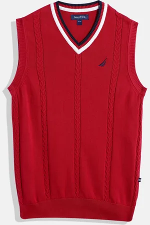 Nautica Boys Cable Knit Sweater Vest