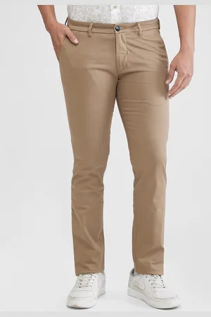 Park Avenue Men Slim Fit Mid Rise Cotton Chinos Trousers