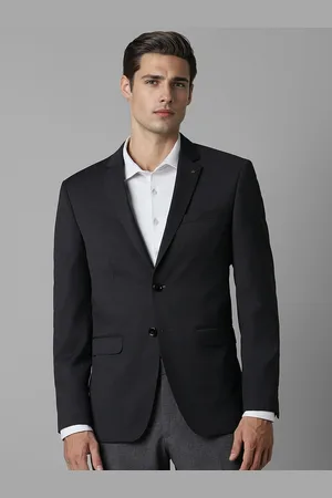 Louis Philippe Notched Lapel Slim Fit Single Breasted Formal Blazers