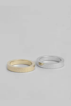 Calvin Klein Women Set of 2 Iconic For Her Finger Rings