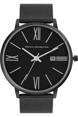 French Connection Men Stainless Steel Bracelet Style Straps Analogue Watch FCN00048D