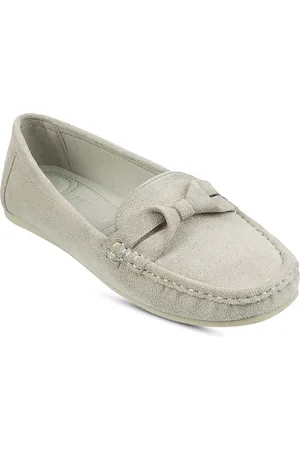 Metro Round Toe Bow Detail Loafers