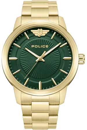 Police Men Dial & Stainless Steel Bracelet Style Straps Analogue Watch PLPEWJG2227408