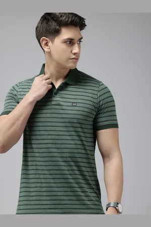 Arrow Striped Sport Fit Polo Collar T-shirt