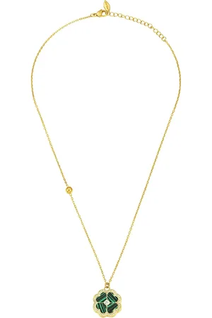 Police Stainless Steel Flora Clover Necklace