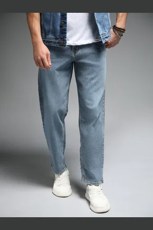 High Star Men Blue Relaxed Fit Light Fade Stretchable Jeans
