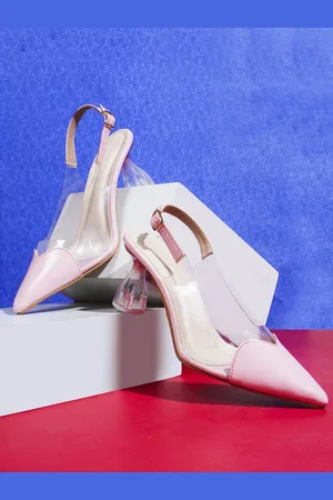 TRY ME Women Stilettos Heel Mules With Buckles
