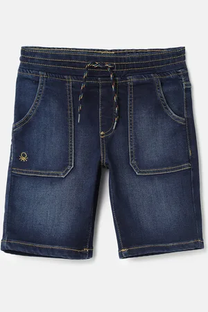 Benetton Boys Washed Denim Shorts
