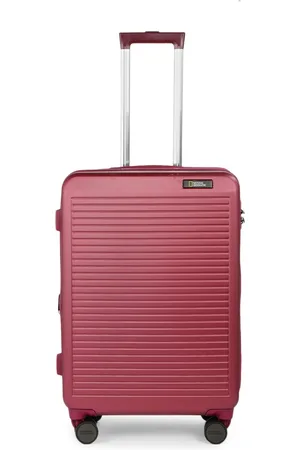 NATIONAL GEOGRAPHIC Unisex Maroon Patterned Pulse 71 L Medium Trolley Suitcase