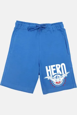 YK Boys Printed Superman Outdoor Shorts