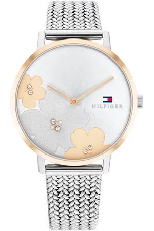 Tommy Hilfiger Embellished Dial & Stainless Steel Bracelet Straps Analogue Watch TH1782604