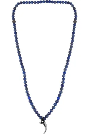 Police Men Blue Chain With Pendant