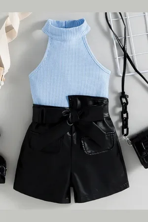 Bold N Elegant Girls Top with Shorts