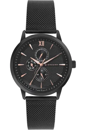 Giordano Men Bracelet Style Straps Analogue Watch GD-50008-22-Black