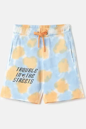 Benetton Boys Printed Pure Cotton Shorts