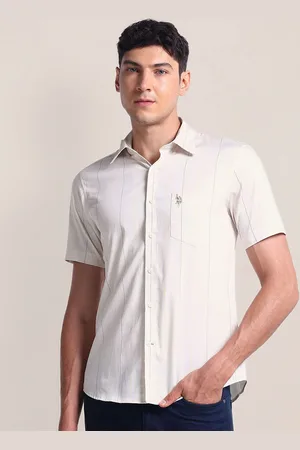 U.S. Polo Assn. Vertical Striped Opaque Casual Shirt