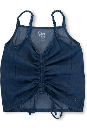 Gini and Jony Girls Cotton Denim Top