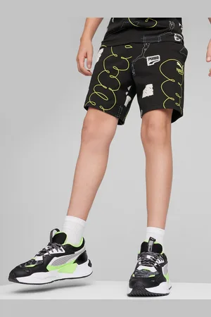 PUMA Classics Brand Love Youth Printed Cotton Shorts