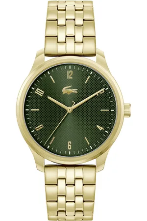 Lacoste Men Patterned Dial & Stainless Steel Bracelet Style Straps Analogue Watch 2011326