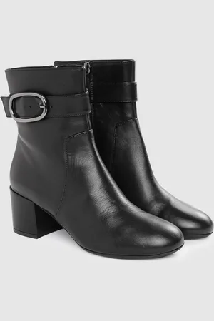 Geox Woman Leather Eleana Ankle Boots