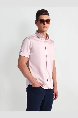 Arrow Slim Fit Spread Collar Short Sleeves Formal Shirt