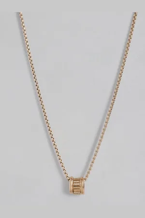 Calvin Klein Minimalistic Crystals Studded Pendant with Chain