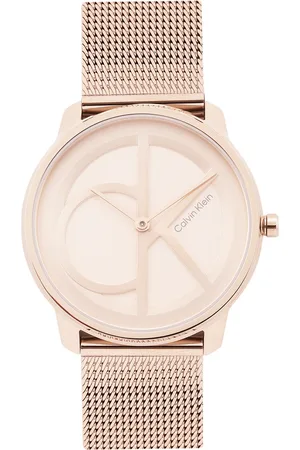 Calvin Klein Unisex Iconic Brand Logo Patterned Analogue Watch 25200035