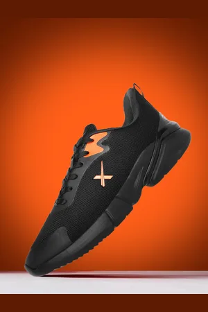 HRX Men Woven Design Dynamic Running Shoes