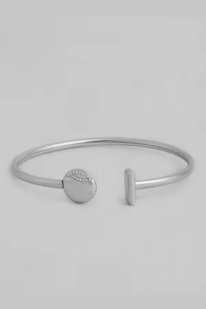 Calvin Klein Women Minimal Circular Crystals Studded Bangle