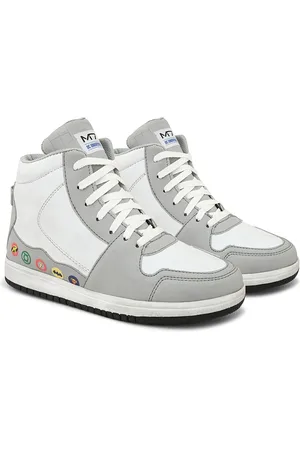 Metronaut Men Colourblocked Lightweight Leather Sneakers