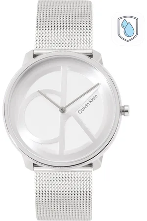 Calvin Klein Unisex Iconic Brand Logo Patterned Analogue Watch 25200027
