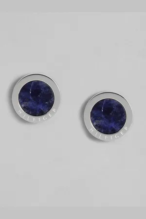 Tommy Hilfiger Silver Plated Stainless Steel Circular Studs