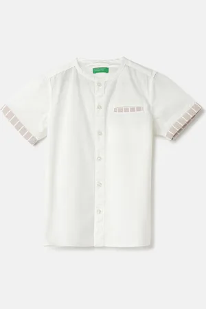 Benetton Boys Opaque Casual Shirt