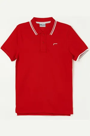 Lifestyle Boys Polo Collar Pure Cotton T-shirt