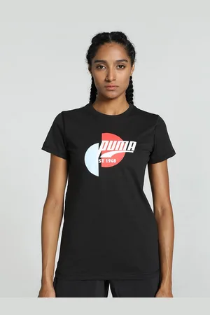PUMA Heritage Women Graphic Round Neck T-shirt