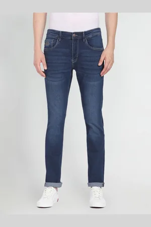 Ralph Lauren U S Polo Assn Denim Co Men Blue Slim Fit Heavy Fade Stretchable Jeans