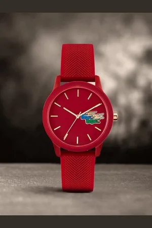 Lacoste Women Red Brass Printed Dial & Red Straps Analogue Watch 2001184