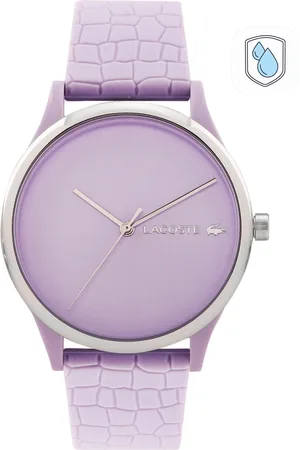 Lacoste Women Solid Dial & Croc Textured Straps Analogue Watch 2001284